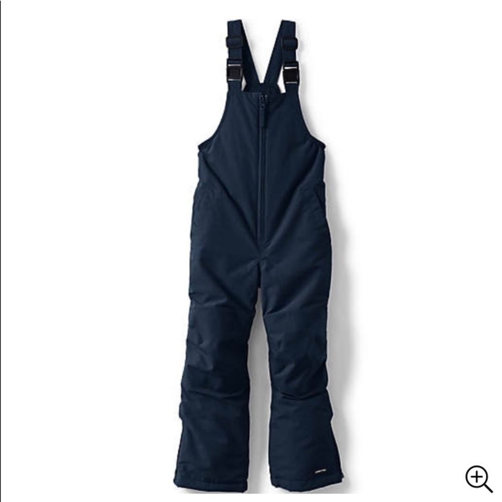 Lands End Youth Squall Snow Bibs, 10